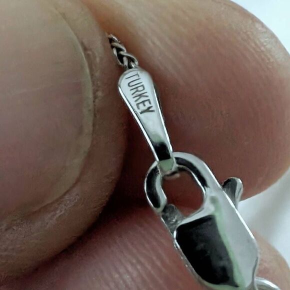 Tahitian 10 mm Cultured Pearl & Diamond 14kt White Gold Necklace - Picture 5 of 10